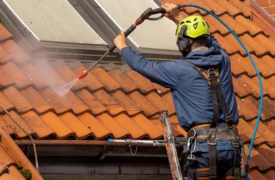 Démoussage et hydrofuge de toiture à Dampierre-et-Flée